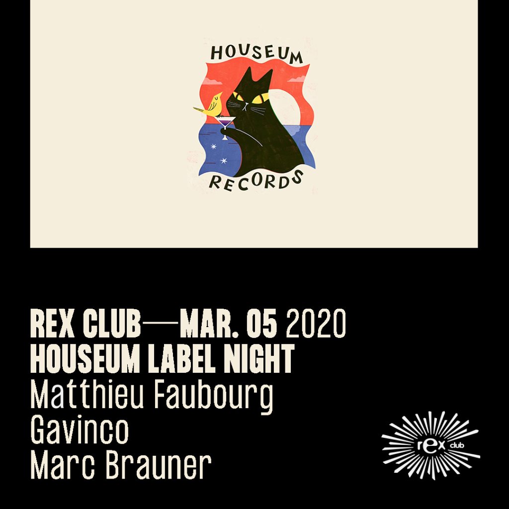 Picture of Houseum Label Night: Matthieu Faubourg, Gavinco, Marc Brauner